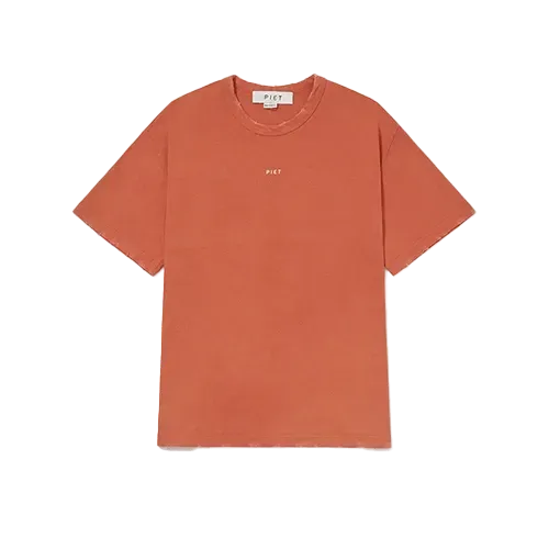 Camiseta Piet Logo Vintage Orange
