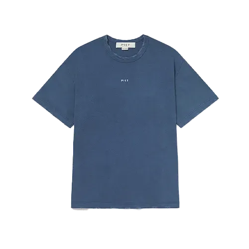 Camiseta Piet Logo Vintage Navy Blue