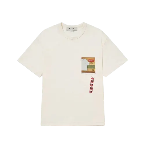 Camiseta Piet Brand New Bone White