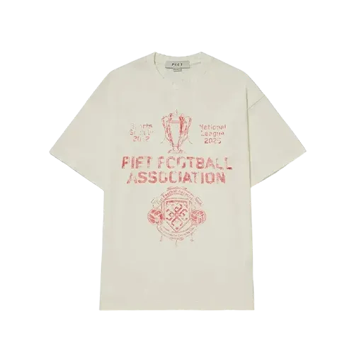 Camiseta Piet Football Association Bone White