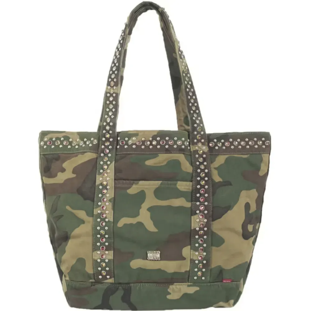 b.b. Simon x Supreme Tote Bag Denim Woodland Camo - Droper