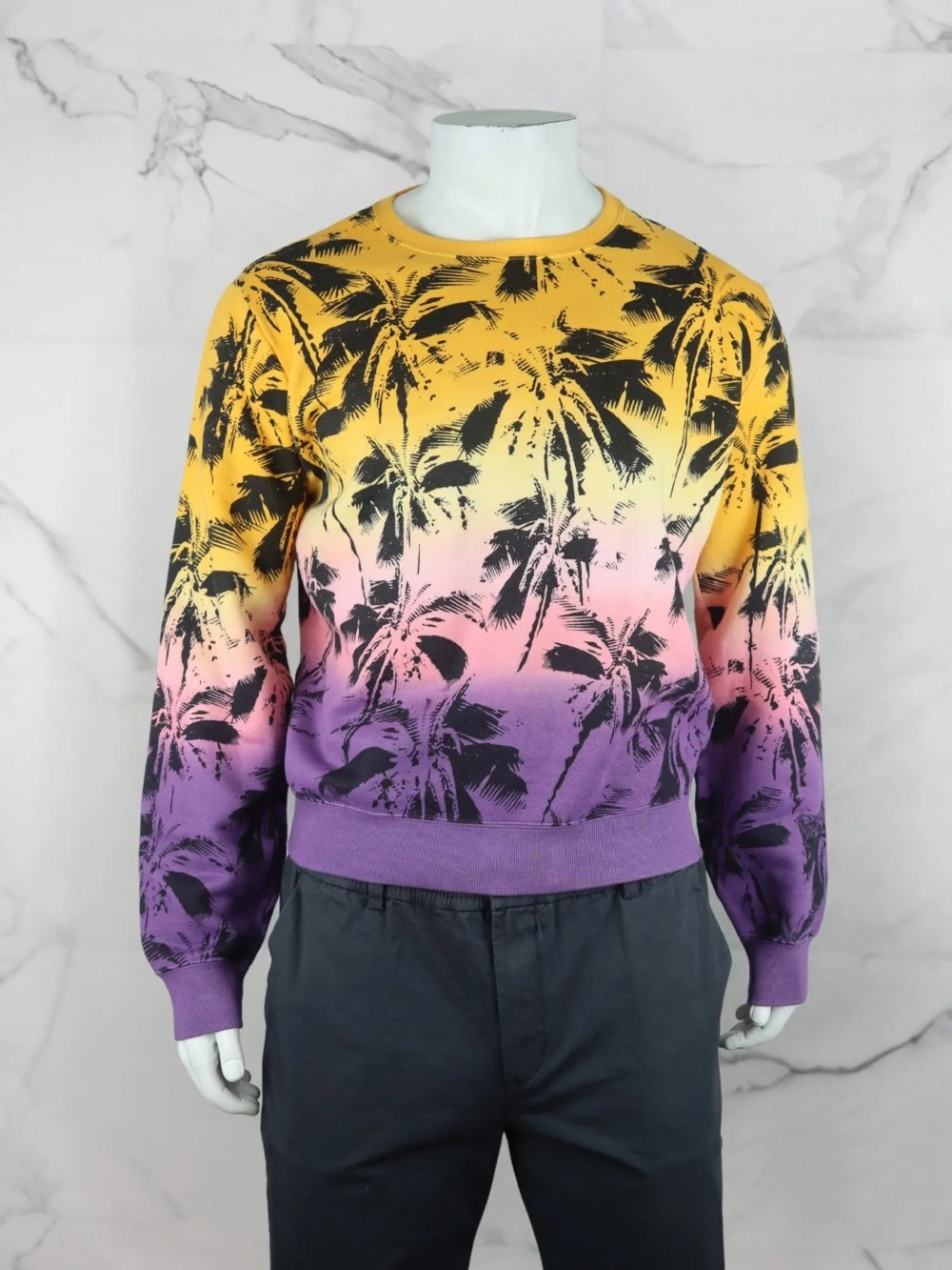 Moletom Yves Saint Laurent Palm Trees Print Colors