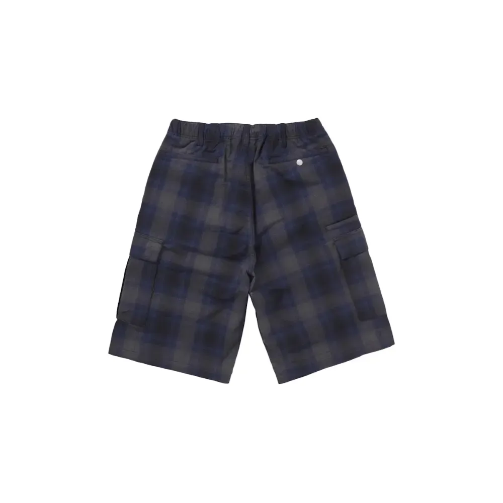 Short Supreme Shadow Plaid Cargo Navy foto 1