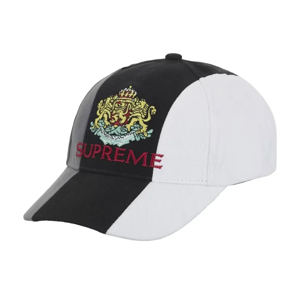 Boné Supreme Crest 6-Panel Black - Droper