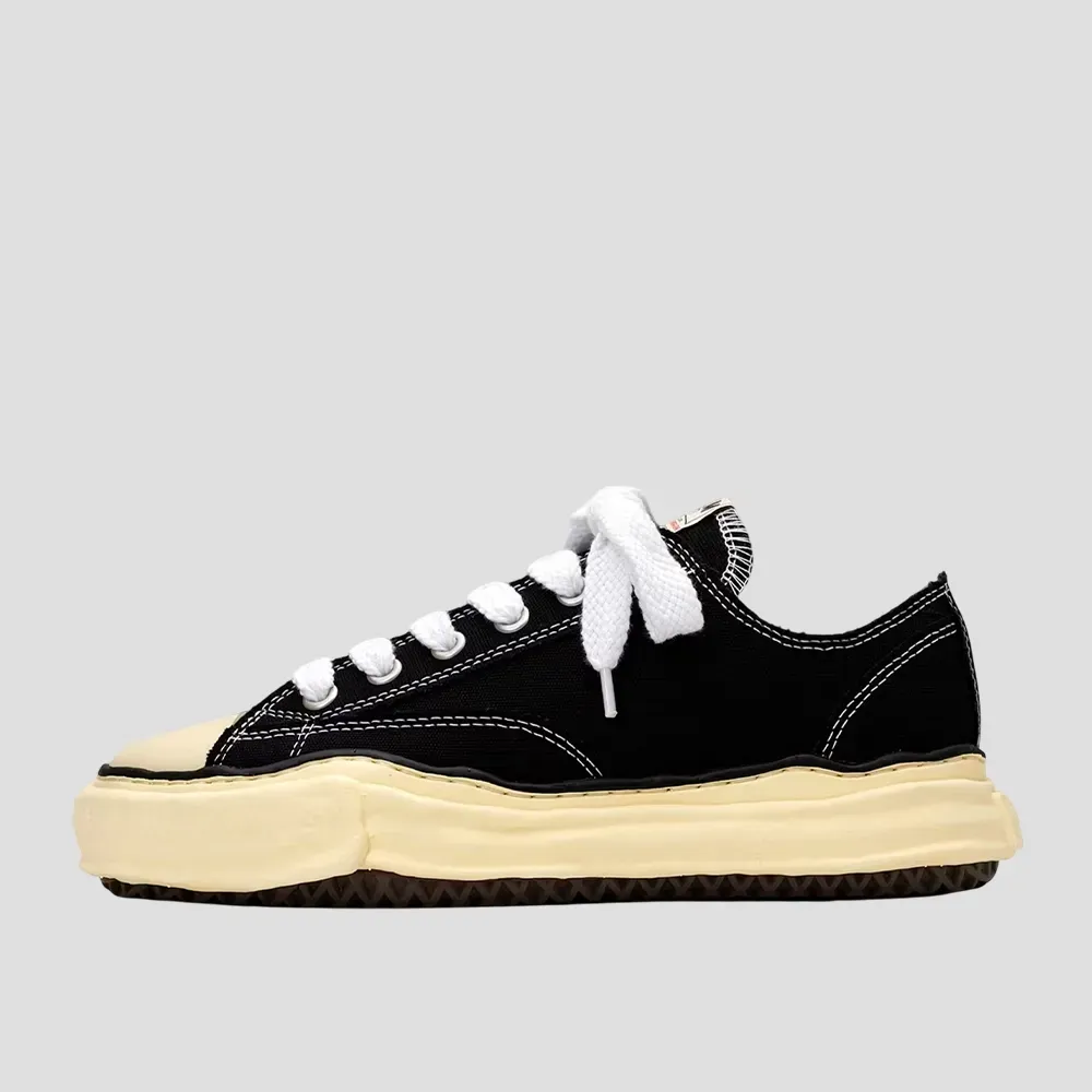 Maison Mihara Yasuhiro Peterson OG Sole Canvas Low Black - Droper