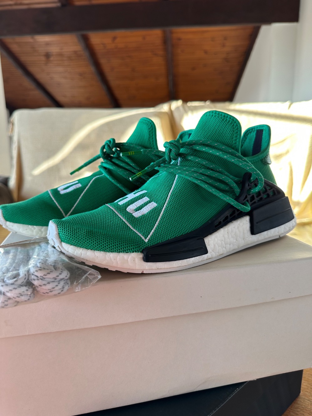 Pharrell x adidas NMD Human Race Green