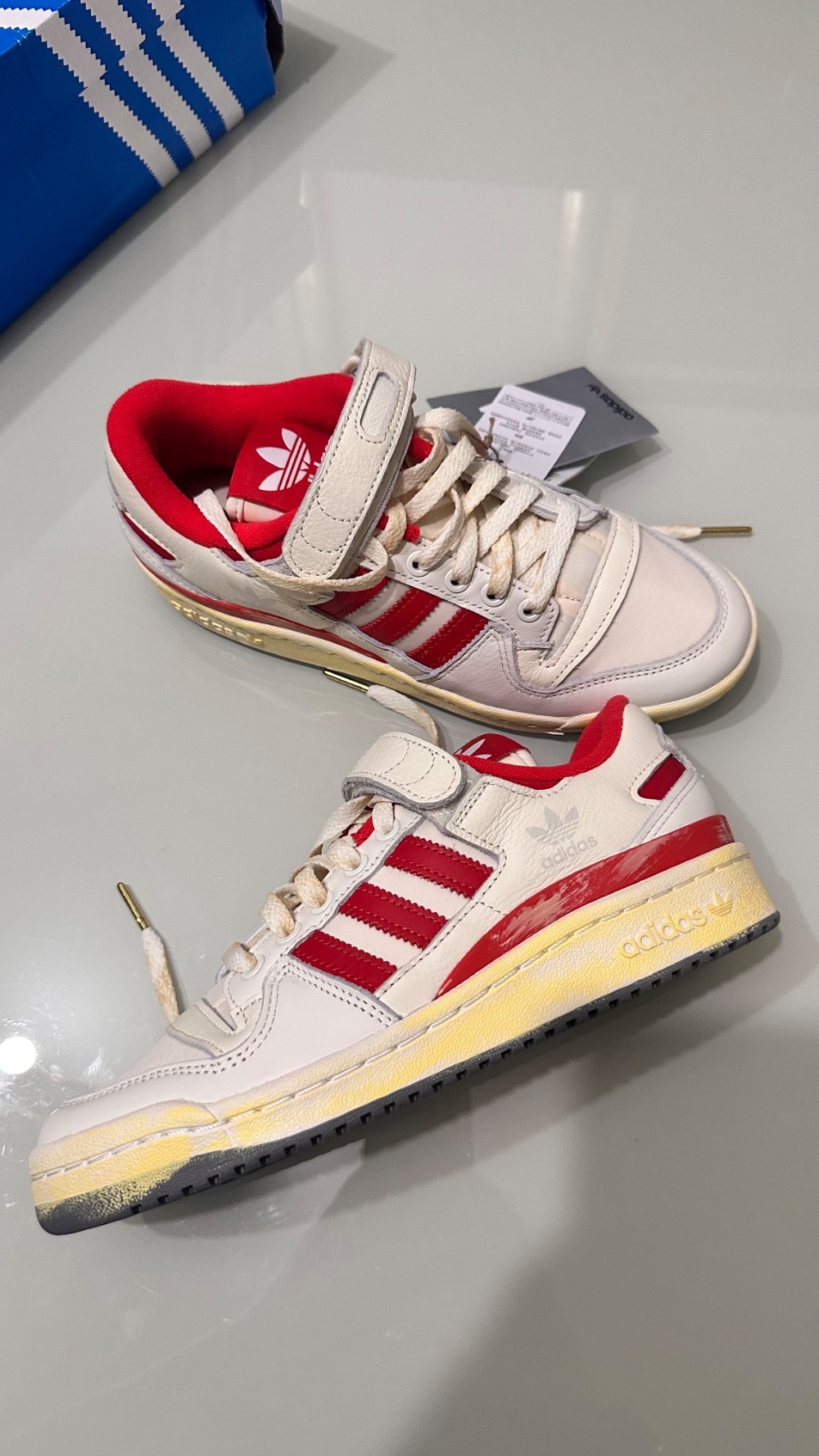 adidas Forum 84 Low Cloud White Red — 36, Novo