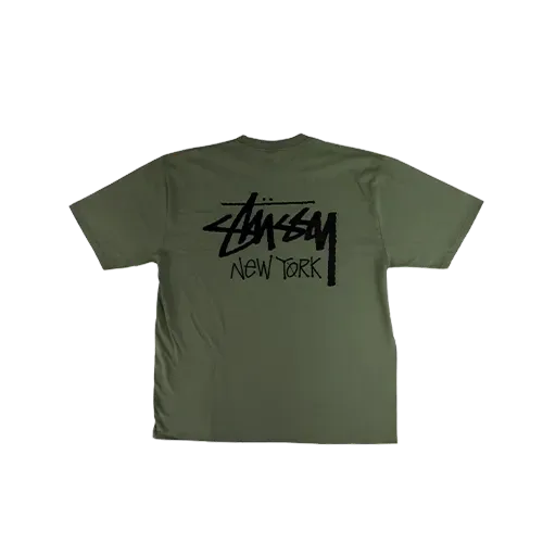 Camiseta Stüssy Stock New York Green