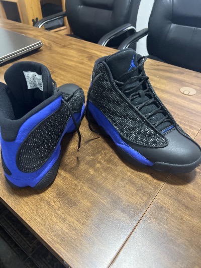 Air Jordan 13 Black Hyper Royal - Droper