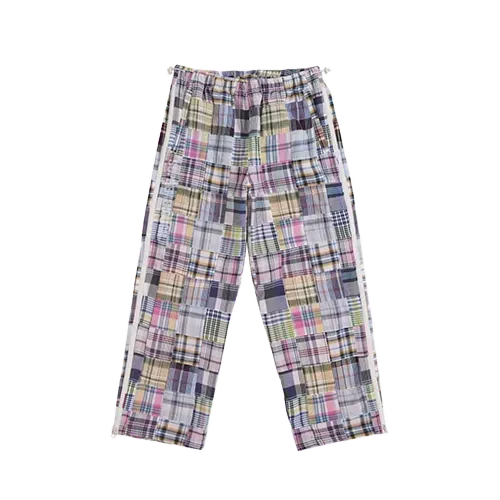 GoodEnough x Supreme Calça Patchwork Full Zip Track Multicolor