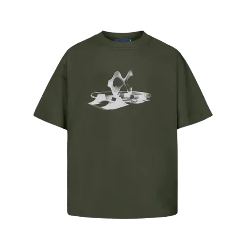 Camiseta Quadro Creations Mesa Boxy Verde