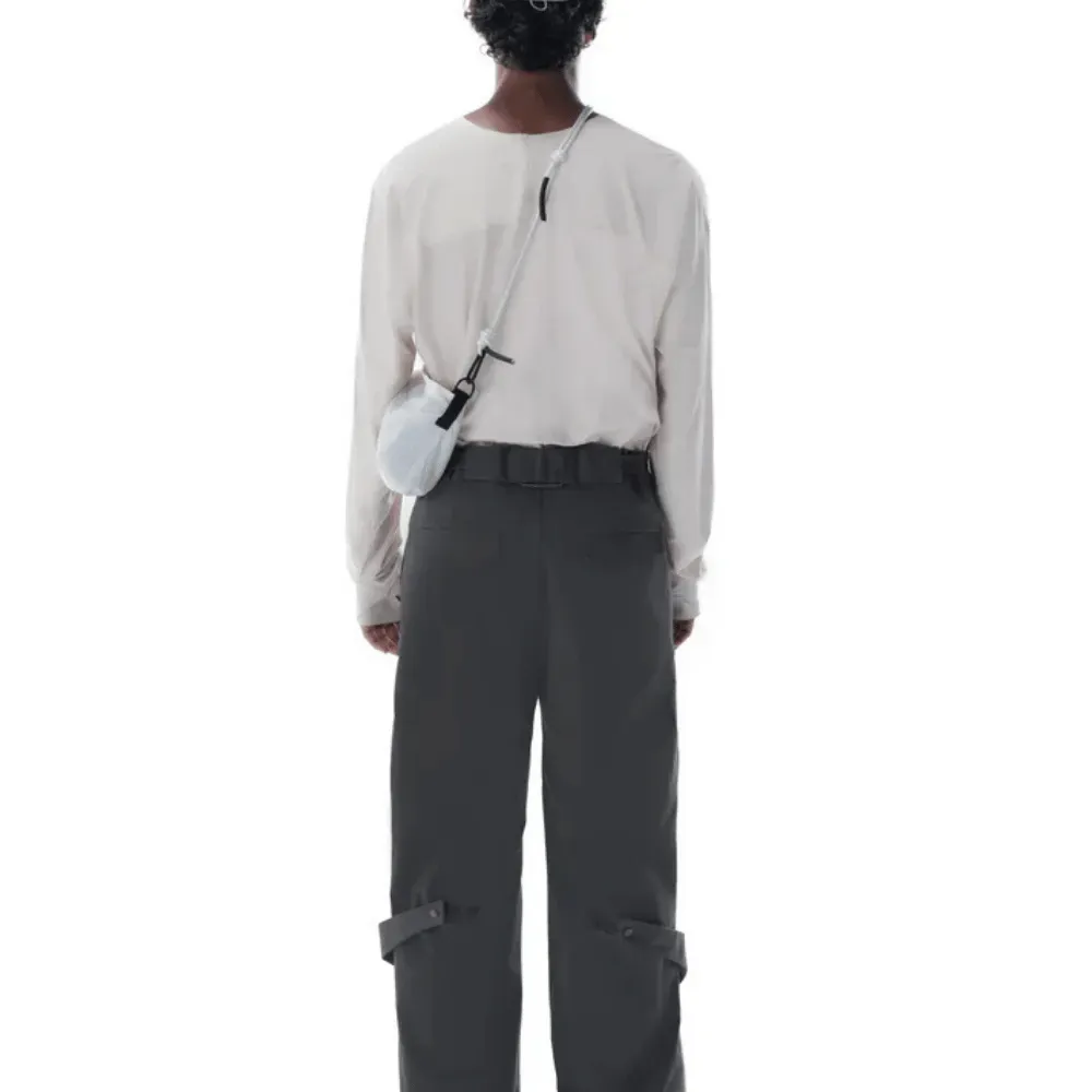 Camiseta Quadro Creations Vaughan Tech Longsleeve Off-White - Droper
