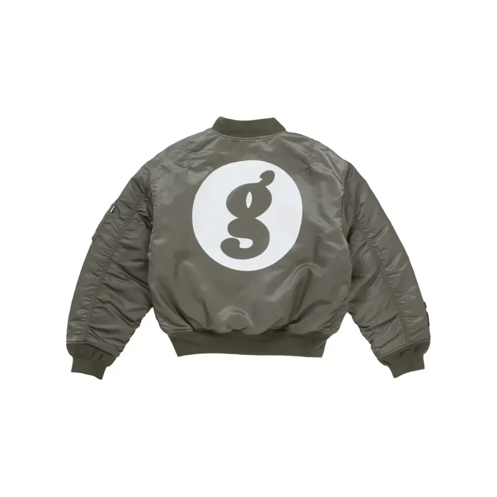 GoodEnough x Supreme Jaqueta Reversible MA-1 Olive - Droper