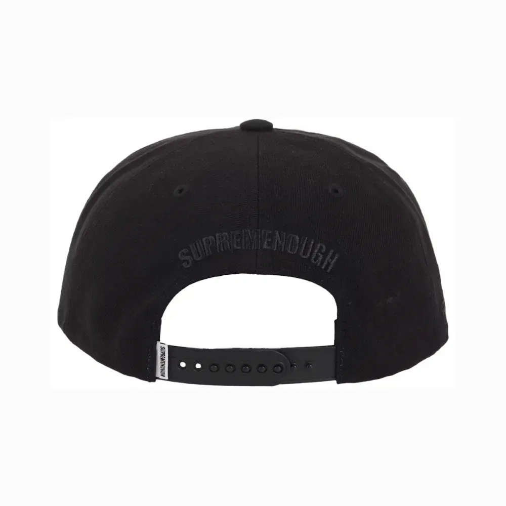 GoodEnough x Supreme Boné 6-Panel Black - Droper