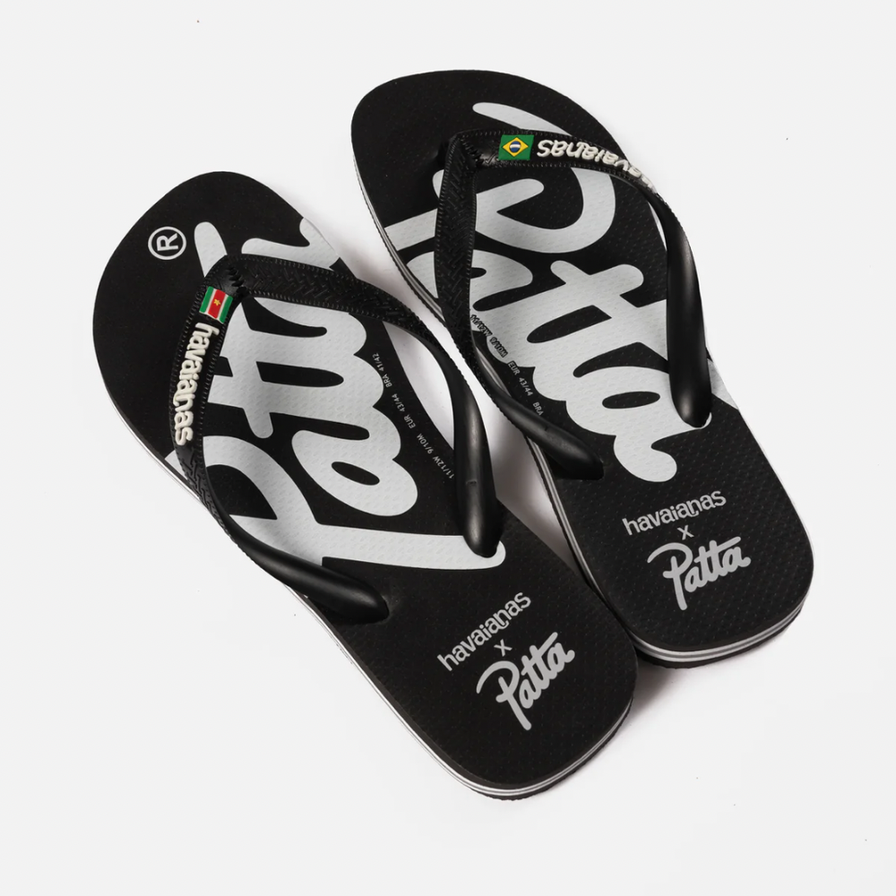 Patta x Havaianas Chinelo Black Foto 3