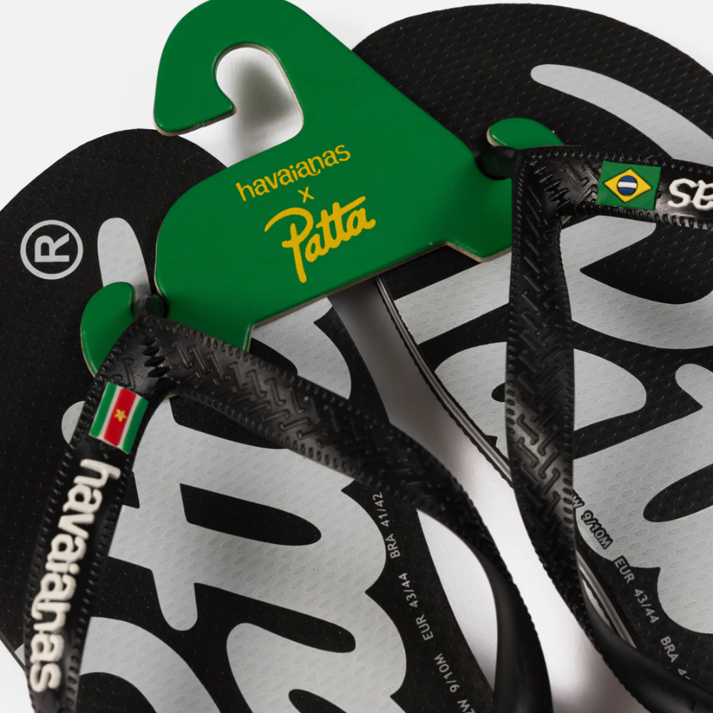 Patta x Havaianas Chinelo Black Foto 2