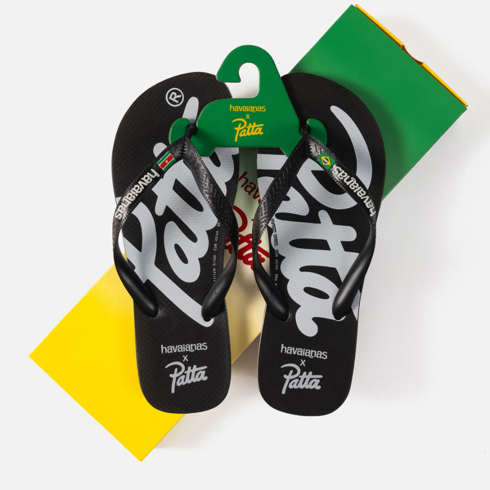 Patta x Havaianas Chinelo Black Foto 5