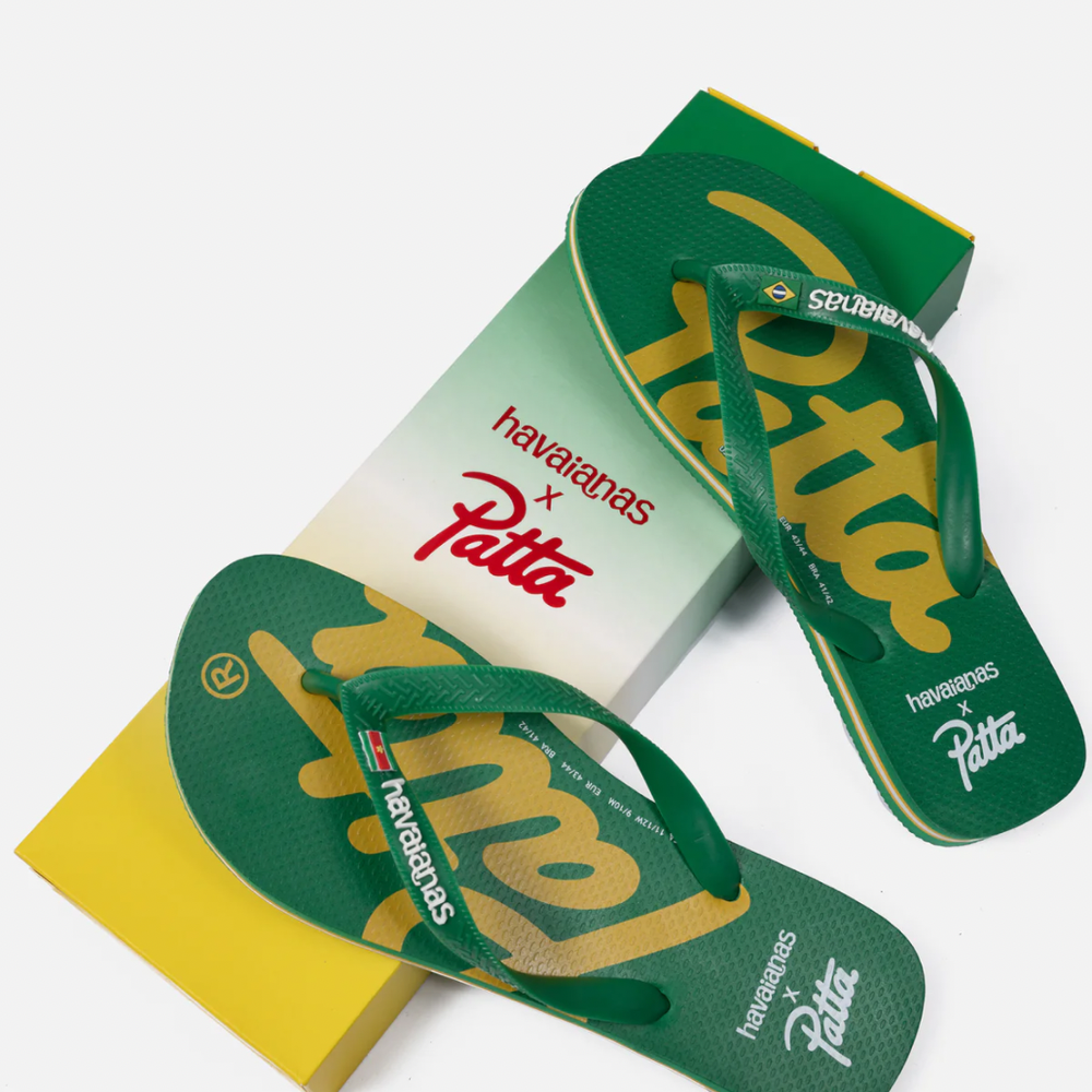 Patta x Havaianas Chinelo Green Foto 4