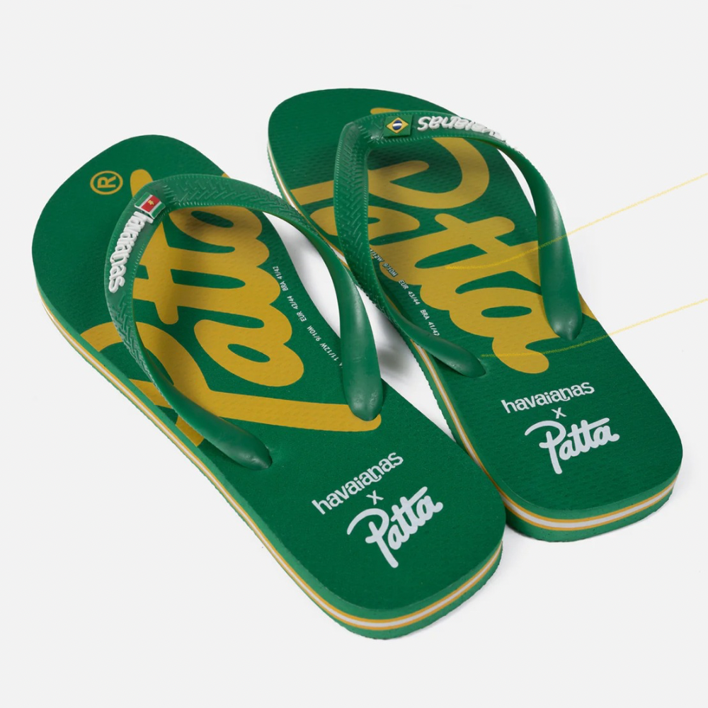 Patta x Havaianas Chinelo Green Foto 3