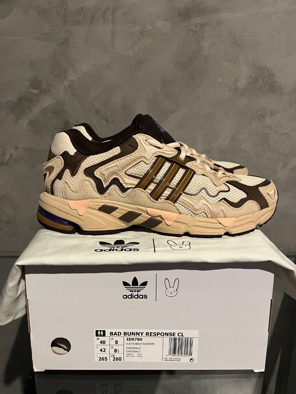 Bad Bunny x adidas Response CL Bronze Strata