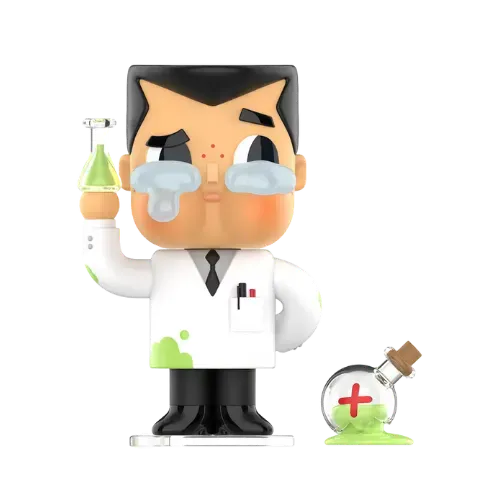 Powerpuff Girls x Pop Mart CryBaby Series Professor Utonium