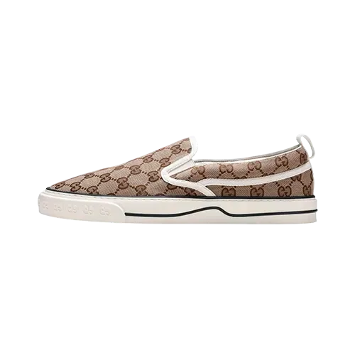 Gucci Tennis 1977 Slip On Beige Ebony