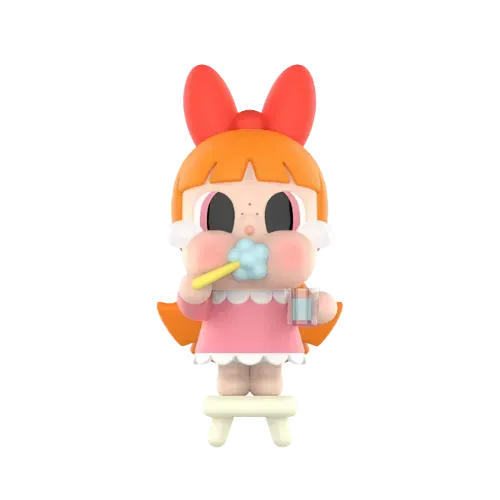 Powerpuff Girls x Pop Mart CryBaby Series Brushing Teeth Blossom