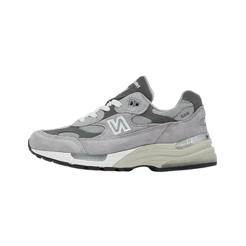 New Balance 992 MiUSA Grey Silver Metallic - Droper