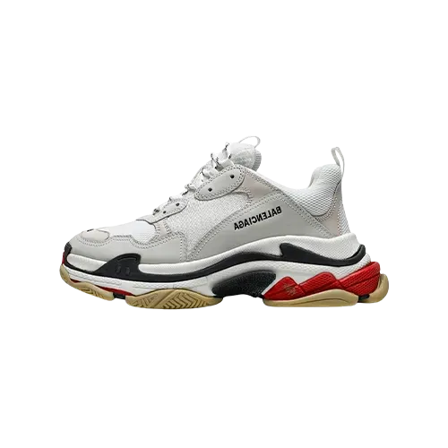 Balenciaga Triple S White Red