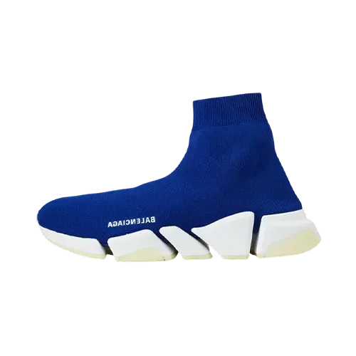 Balenciaga Speed 2.0 Recycled Knit Blue Glow
