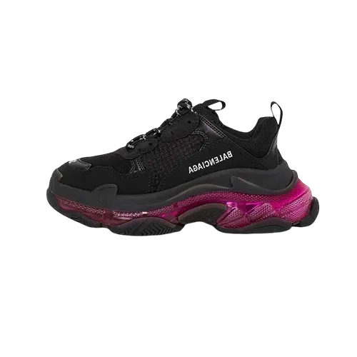 Balenciaga Triple S Clear Sole Neon Pink