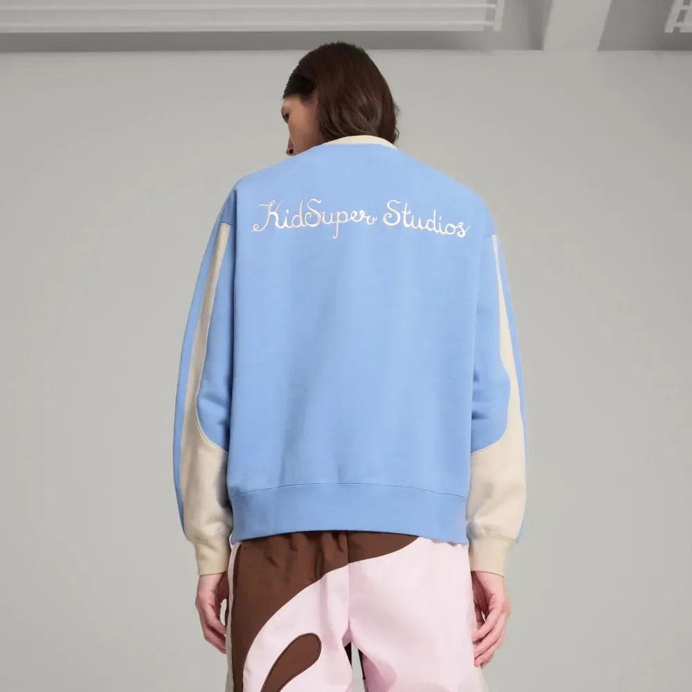 KidSuper x Puma Moletom Crew Light Blue foto 3