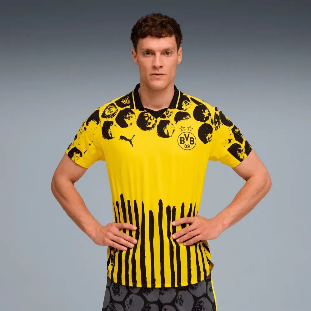 KidSuper x Puma Camisa Borussia Dortmund Authentic Masculina - Droper