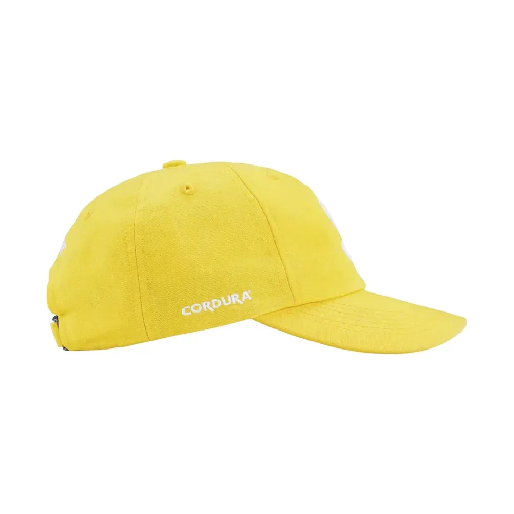 Boné Supreme Cordura Denim S Logo 6-Panel Yellow - Droper