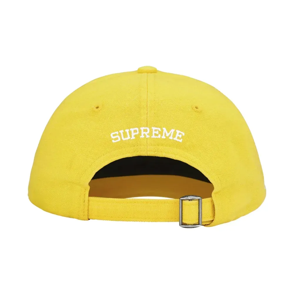 Boné Supreme Cordura Denim S Logo 6-Panel Yellow - Droper