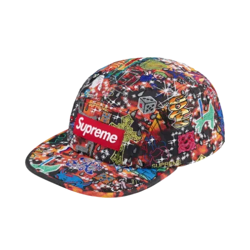Boné Supreme AOI Embroidered Camp Flames