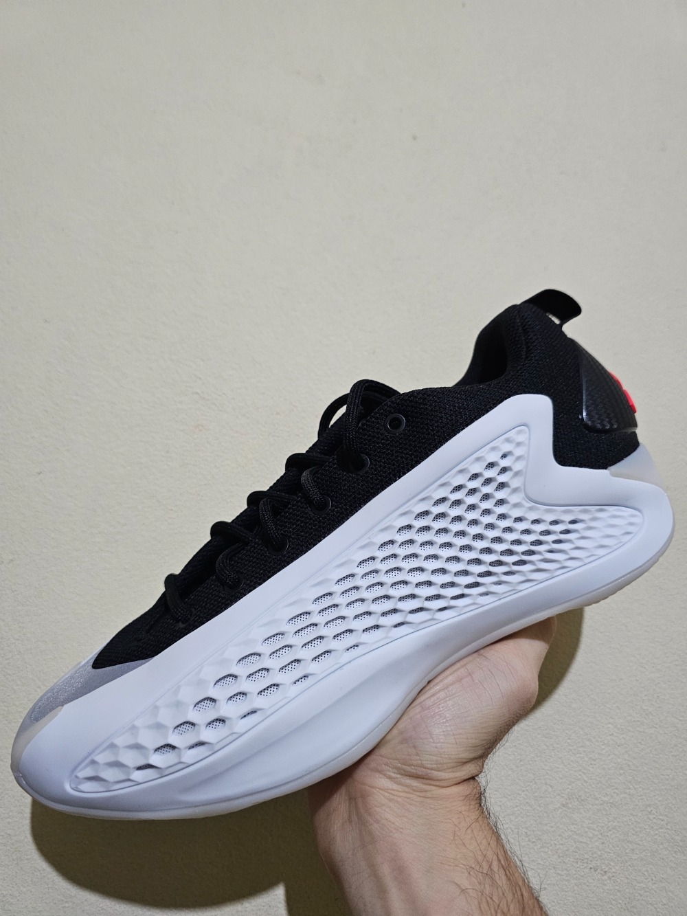 adidas AE 1 Low Cloud White Core Black Lucid Red