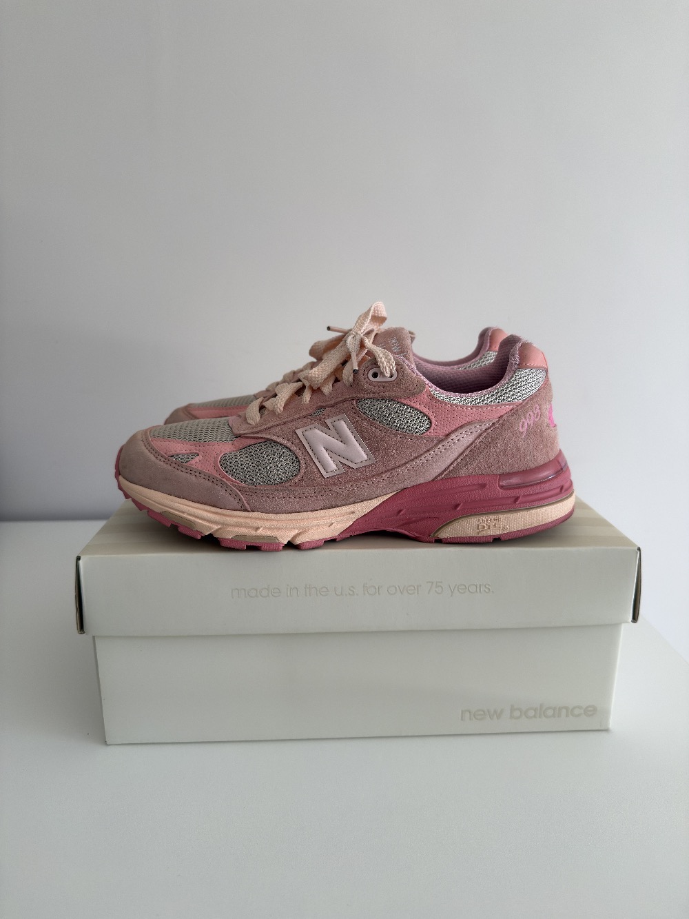 Joe Freshgoods x New Balance 993 Performance Art Powder Pink