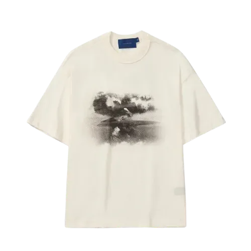Camiseta Quadro Creations 24 De Outubro Boxy Off White