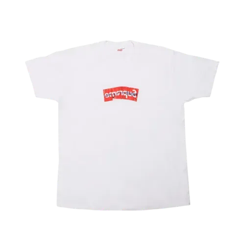 Comme Des Garcons SHIRT x Supreme Camiseta Box Logo White - Droper
