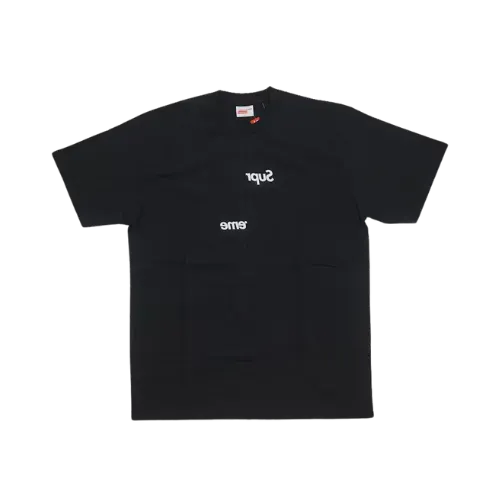 Comme des Garcons SHIRT x Supreme Camiseta Split Box Logo Black