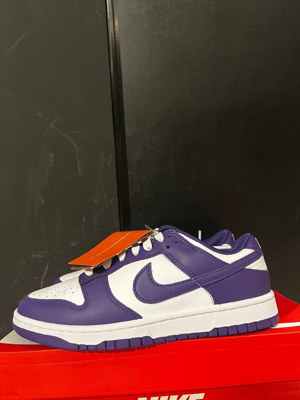 Nike Dunk Low Championship Court Purple — 44, Novo