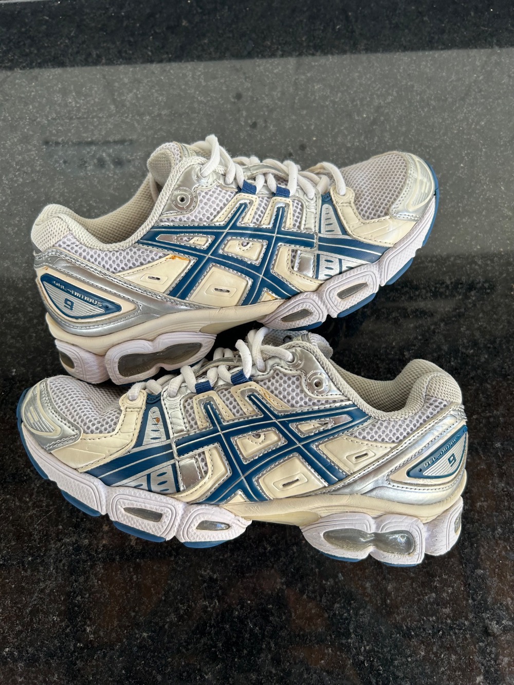 Asics Gel-Nimbus 9 White Light Indigo