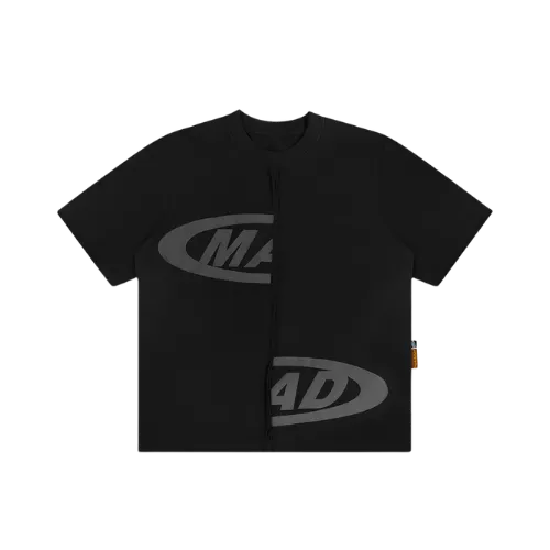 Camiseta Mad Enlatados Portal Bordada Preta