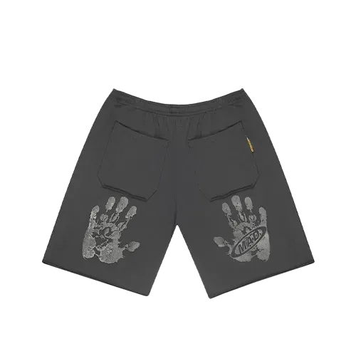Bermuda Mad Enlatados Moletom Double Hand Preta