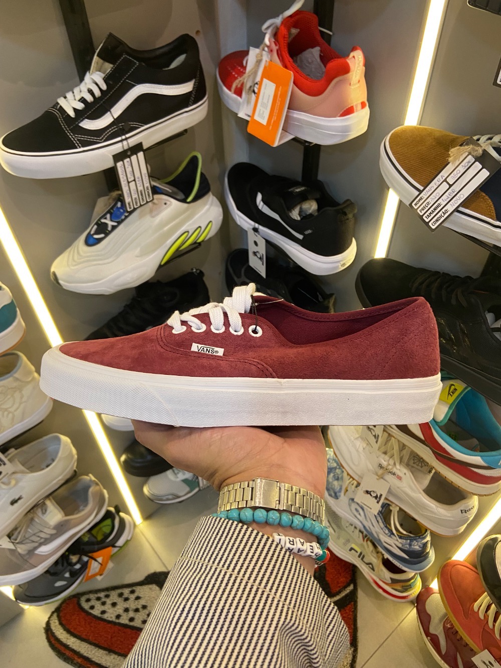 Vans Authentic Pig Suede Red