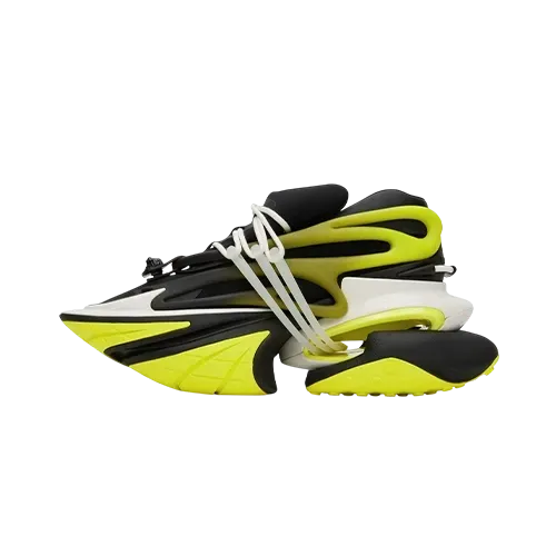 Balmain Unicorn Low-Top Black Yellow
