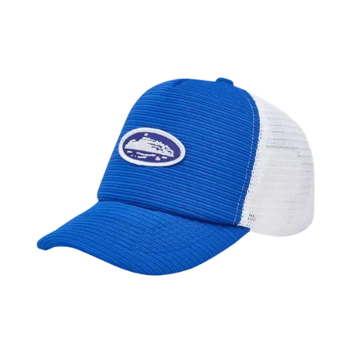 Boné Corteiz Short Peak Trucker Royal Blue