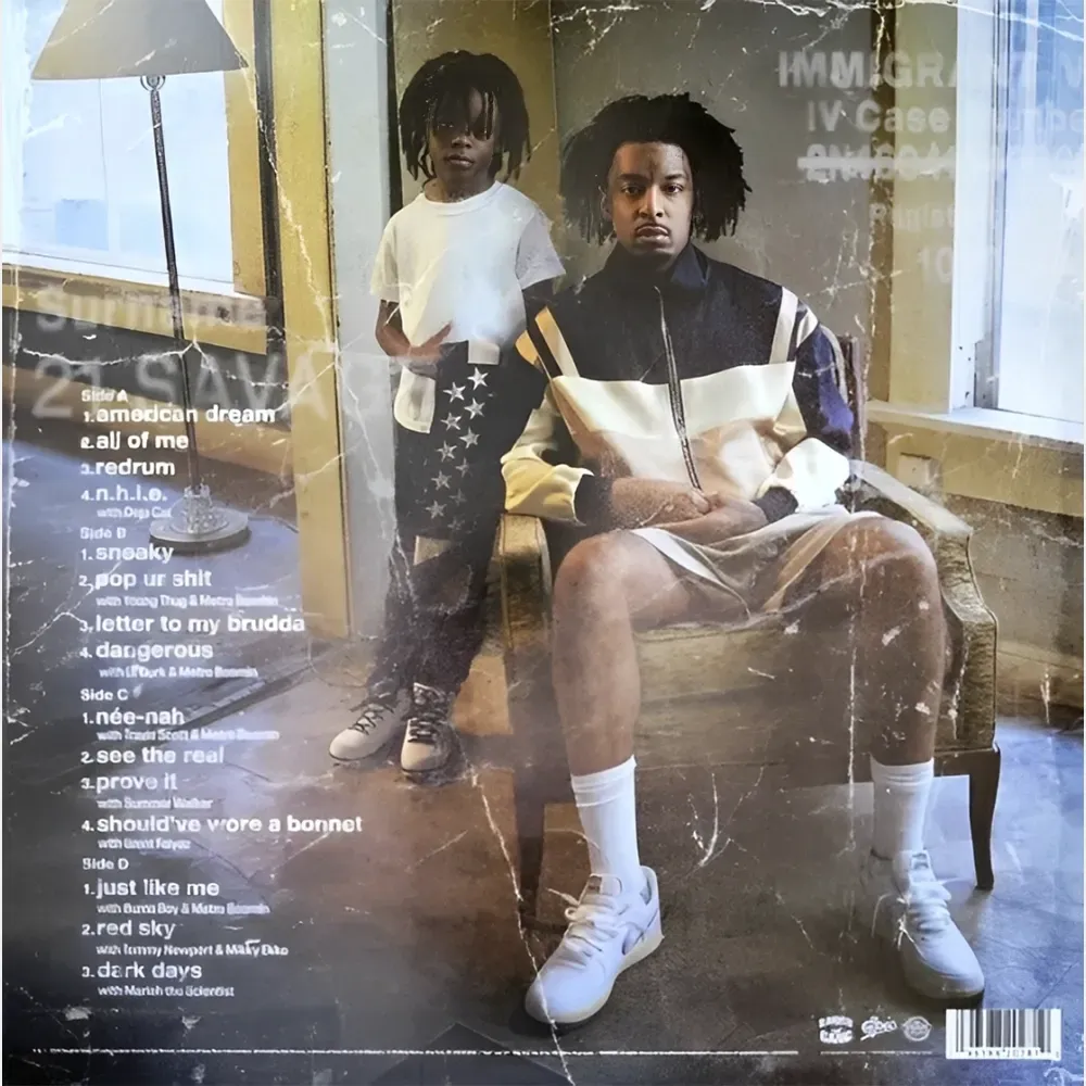 21 Savage american dream レコード値下げ不可 Vinil 21 Savage American Dream - Droper