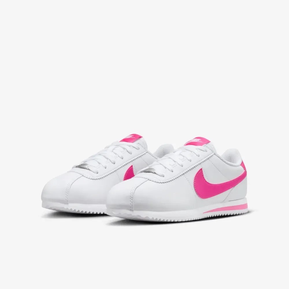 Nike Cortez GS White Laser Fuchsia